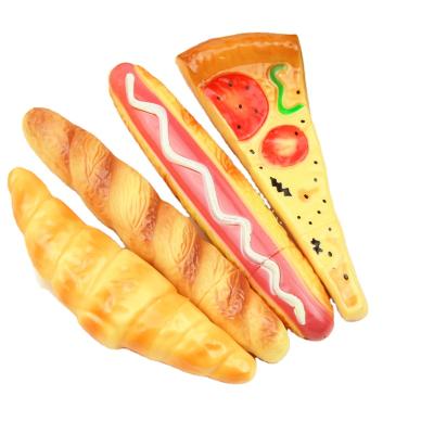 China Office & School Pizza Pen Ballpoint Pen For Students Creative Simulation Bread Shape Ballpoint Pen Barbecue Pen With Magnet for sale