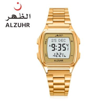 China ALZUHR302 muslim direction lover watch wrist lover watch classic hijri prayer time reminder azan men islamin fajr Al alarm for sale