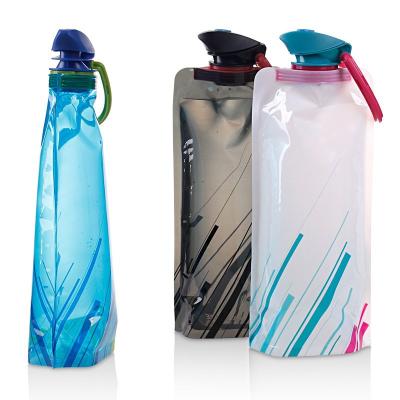 China Outdoor reusable foldable sports drinking water pouch bag for promotion for sale