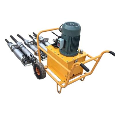 China Mining Machinery Small Rock Splitter Handheld Hydraulic Cracking Machine Diesel Powered Stone Splitter for sale