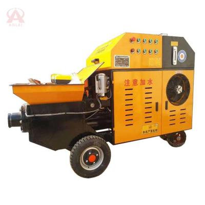 China Building Material Stores Factory Sales Diesel Vertical Hydraulic Column Concrete Transport Pump for sale