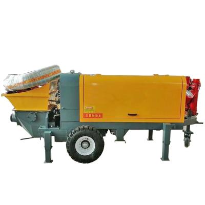 China Mobile Building Material Stores Truck Mounted Mini Concrete Pump Diesel Concrete Pumping Machine for sale