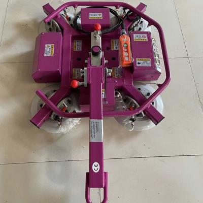 China Building Material Shops Electric Vacuum Glass Lifter For Sheet Metal Suction Cup Wooden Marble Material Hoist for sale