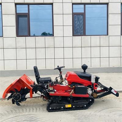 China Building material stores made in china mini crawler agricultural machinery cultivator farm rotary machine power tillage tiller for sale