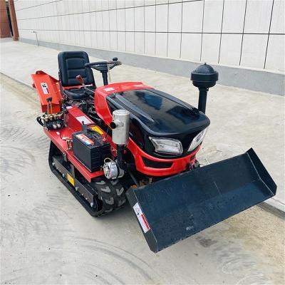 China High quality self propelled miniature micro crawler mini construction material stores rotary tiller rotary tiller for farm for sale