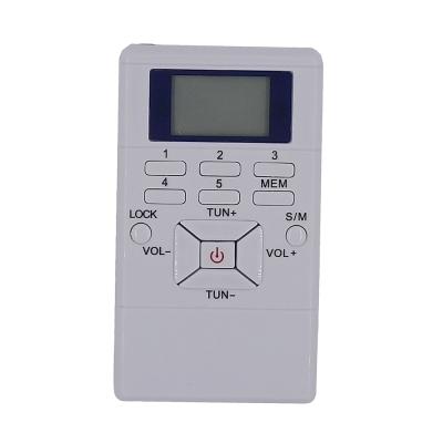 China PORTABLE Customizable Mini Digital Radio Receiver for Simultaneous Interpretation, Conference, Sports Event FM Pocket Radio for sale