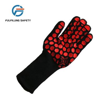 China Modern Heat Holding Silicone Kitchen Pot Rack BPA Free Oven Cooking Glove Glove for sale