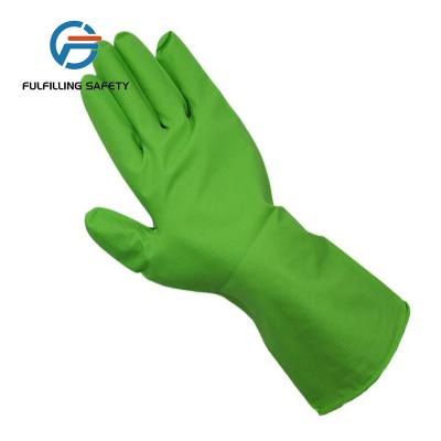 China Canvas textured.don't distinguish right and left hand. Canvas textured.don't distinguish right and left hand nitrile flocked clean household glove for sale