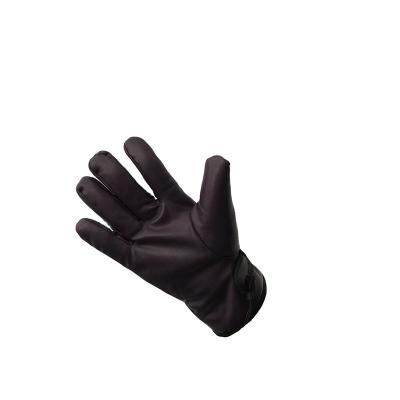 China Electric Heating Cheap Classic Wool Lined Bike Leather Waterproof Racing PU Motorcycle Riding Gloves for sale