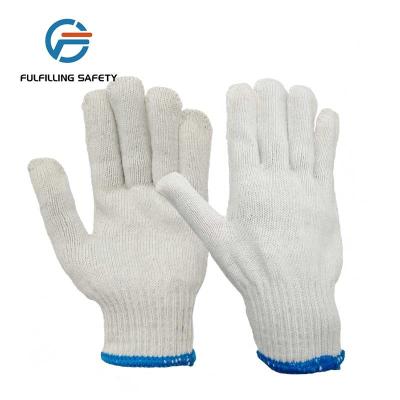 China / 7 gauge cotton/polyester blend twine garden glove for sale