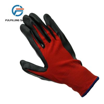 China Protect hands from chemical materials such as long sleeve acid high quality industrial manufacturers nitrile coated glove for sale