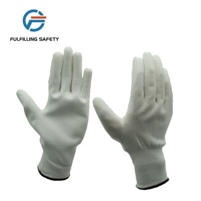 China Polyurethane Anti-Slip Thick Fit Palm Cut Work Resistant PU Coated Glove for sale