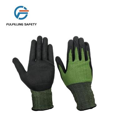 China Cut Resistant Wholesale Anti Impact To Resist Leather Shockproof Cut Resistant Gloves for sale