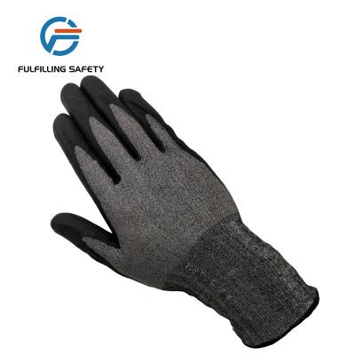 China Cut Resistant Palm Coated Anti-Cut A2 Heavy Duty Gloves Non Slip for sale