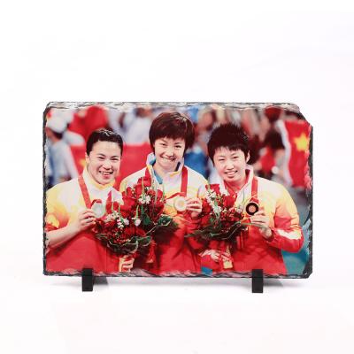 China Popular Hot Sale Decoration Blank Sublimation Heat Transfer Size 20*30cm Photo Rock Durable for sale