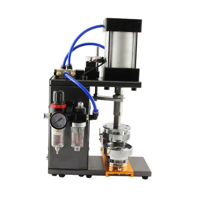 China Home Use DIY Button Maker Round Semi-automatic Pneumatic Button Making Machine DCMA-012 for sale