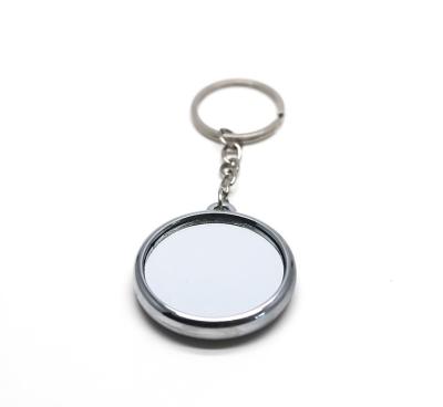 China High Quality Souvenir Gifts Promotion DIY Making 32mm Blank Mirror Key Chain Button Badge Material for sale