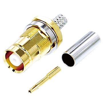 China Cooper 1.6/5.6 Stable Brass Connector with Frequency Range: 0 to 1GHz D-001-2 Jack Crimp Type (Hex) for sale