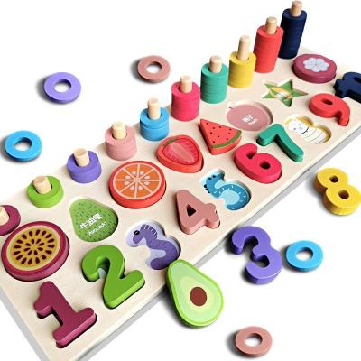 China Develop Intelligence Kids Toys Wholesale Jigsaw Puzzle Recognition Baby Digital Education Learning Children Educational Toys for sale