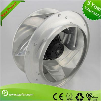 Chine fan de moteur de l'EC de climatisation de 355mm, grand volume incurvé arrière de ventilateur à vendre