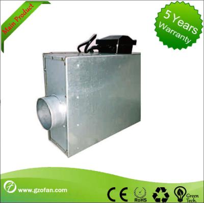 China Square Restaurant Silent Inline Fan , Inline Bathroom Exhaust Fan Forward Curved for sale