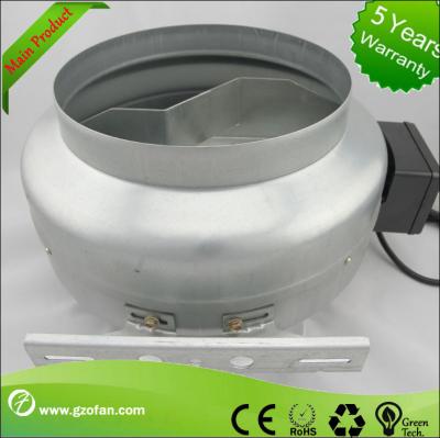 China Air Flow Evenly EC  Ventilation Duct Fan External Rotor 7 Inch for sale