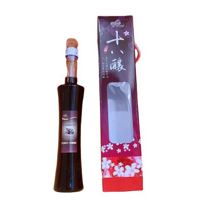 China FRUIT BREWING CRANBERRY VINEGAR FLAVOR 375ML FOR DRINK IN TAIWAN 33*7CM for sale