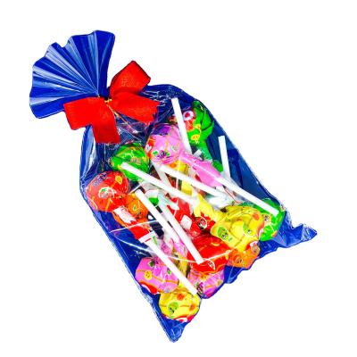 China HARD CANDY Full Size Fruit Lollipops Fifteen Stick In A Bag for sale