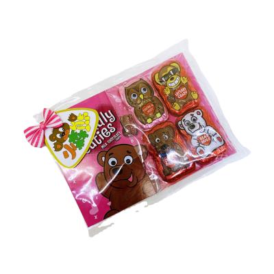 China Best quality hot sale factory price casual snack yummy cute animal chocolate 13.8*9.8cm for sale