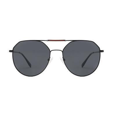 China New Designer Professional Manufacturer Shield Eyewear 2021 New Designer Oversized Retro Round Double Bridge High End Listing Sunglasses for sale