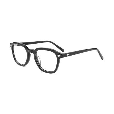 China ACETATE in stock private label wholesale on line store designer optical frames glasses acetate glass frame colored glasses for sale