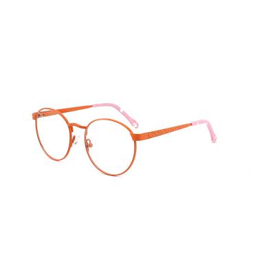 China 2022 Wholesale UV Children Kids Sunglasses Metal Frame Protection China Factory Fashion Cute Round Eyeglasses Boy Girls for sale