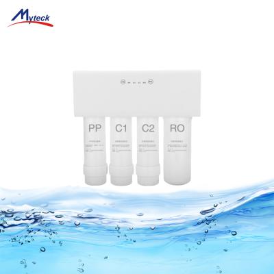 China Household Myteck Best Under Sink RO Water Purification Filter Systems 600GPD Large Flow Rate Tankless For Home Pure Water Machine RO for sale