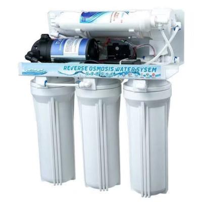 China Economical Model for Drinking OEM Pure Five-stage Pure Water RO Water Filter Purifier Filtration System Reverse Osmosis with Outboard Tank for sale