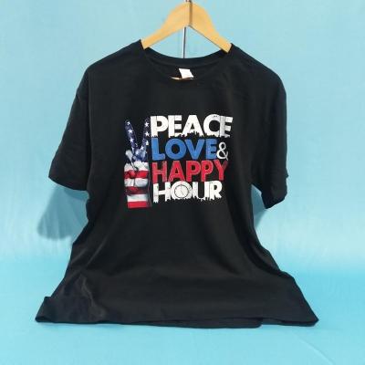 China National Day Anti Shrink American T-Shirt for sale