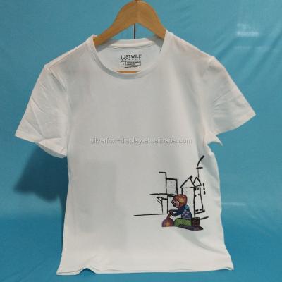 China Breathable Bulk Quantity Event Trade Show Digital Printed Custom Logo T Shirts For USA And European Market for sale