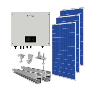 China 8KW home on grid 3phase home solar power systems for sale