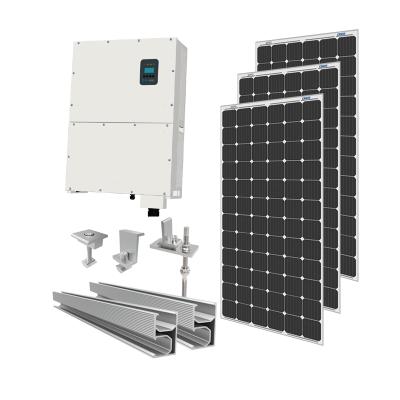 China Industrial 50KW Solar Panel System , 50kw Solar System Grid Tie Power Station / Project for sale