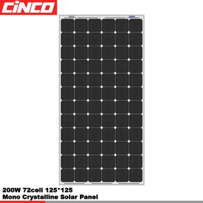 China 185W 190W 200w Figs Solar Panel Outdoor Use CNCB200W for sale