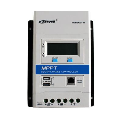 China 20A solar mppt solar charge controller Triron 2210N 12/24V MPPT solar panel regulator regulador de carga system controller for sale