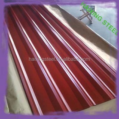 China 2017 construction hot sale color steel plate material and corrugated iron galvanized sheet for roofing type galvanized iron single sheet for sale