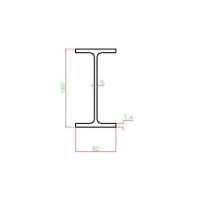 China Shipping Hot Rolled Structural Steel Profiles Carbon Steel Ipe 160 Beam for sale