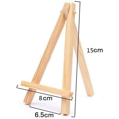 China Mordern Mini Wood Artist Tripod Painting Easel for Photo Painting Postcard Display Rack for sale