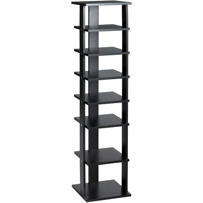 China Modern 7 Tier Shoe Storage Rack (The Other) Adjustable Wooden Rack Shoe Storage Rack, Wooden Product, Black, Hot Selling for sale