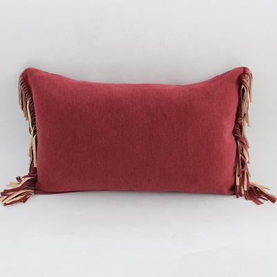 China Sustainable Luxury Sofa Seats Handmade Tassel Cushion Covers Decoration For Tiles for sale