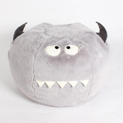 China Direct Wholesale Cute Animal Bean Bag Chair Kids Bean Bag Chair Fur Shape Removable Cover Factory for sale