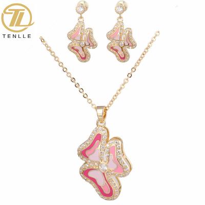 China TRENDY Accessories Jewelry 18k Gold Plated Stainless Steel Butterfly Pendant Necklace For Women Necklace for sale