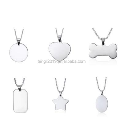 China Fashion Stainless Steel Jewelry Unisex Colorful Jewelry Pendant Casual/Sporty Custom Silver Gold Color for sale