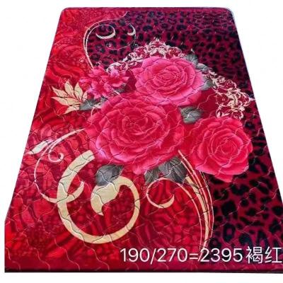 China NEW DESIGN 2022 Multicolor Sponge Raschel Prayer Mat Rug Non-slip Muslim Flooring Mink Area Rug House Carpet for sale