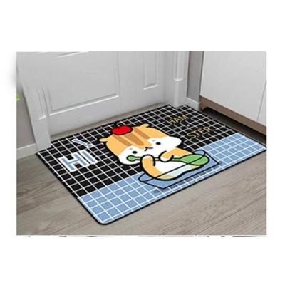 China Floor Door Mat Colorful Custom Printed New Non-slip Christmas Halloween Space Customized Printing Entrance Mat Area Rug for sale